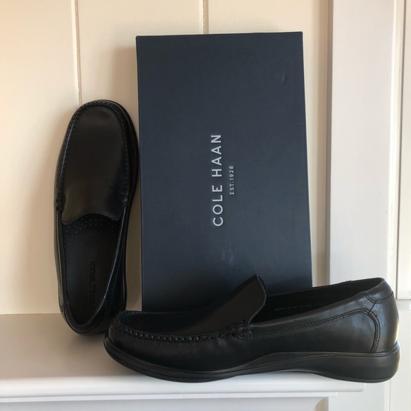 Cole Haan Other - NWT COLE HAAN Men’s Black Leather Keating Venetian II Shoes